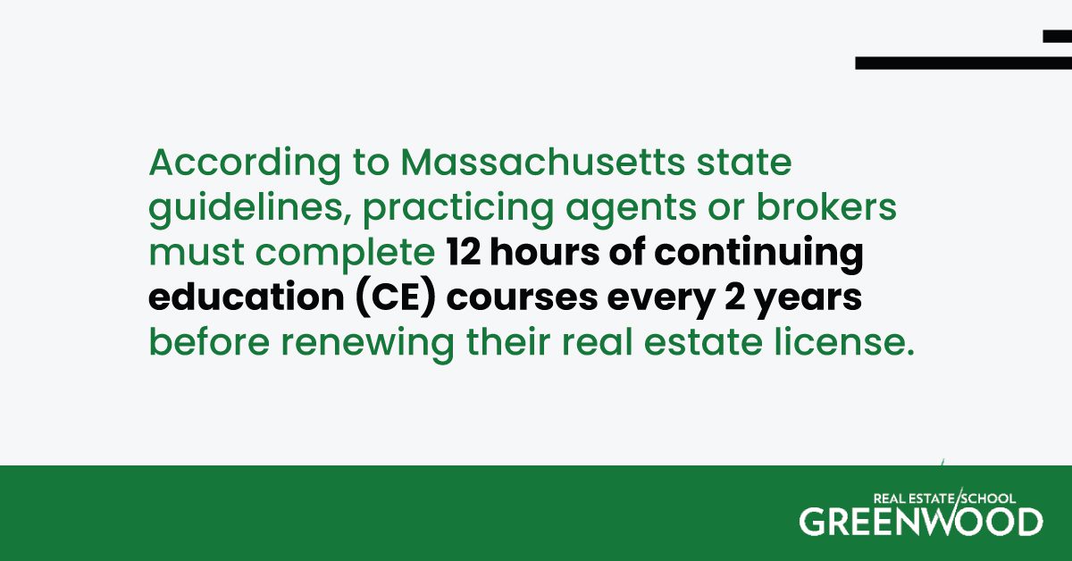 Massachusetts Real Estate Renewal Process